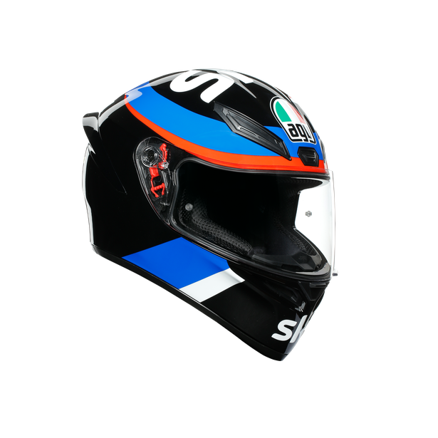 AGV helmet K1 VR46 Sky Racing Team black/red