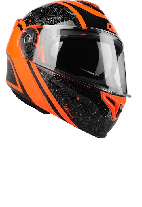 LAZER helmet MH6 Light black red fluo