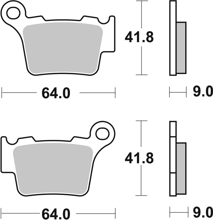 HUSQVARNA brake pads kit rear Enduro '22-'23