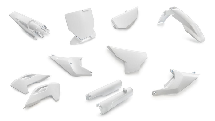 HUSQVARNA plastmasu kompl MX 125-450 '23 white
