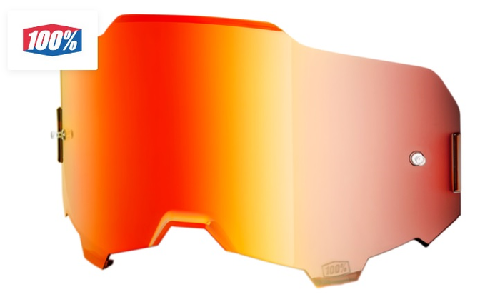 100% briļļu lēca Armega red mirror