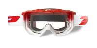 PROGRIP goggles 3200 TR red/white w/clear 3210