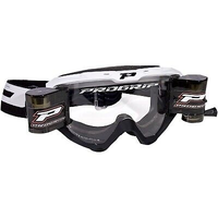 PROGRIP brilles ar Roll Off XL 3450 white/black w/clear 3215