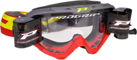 PROGRIP brilles ar Roll Off XL 3450 grey/red w/clear 3215
