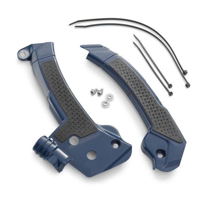 HUSQVARNA frame protector MX '23-'25 blue/black