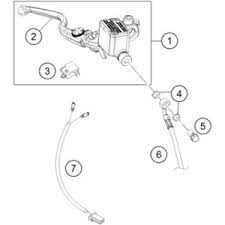 HUSQVARNA front brake master cylinder adjustable Svartpilen 125-401 '20-'22