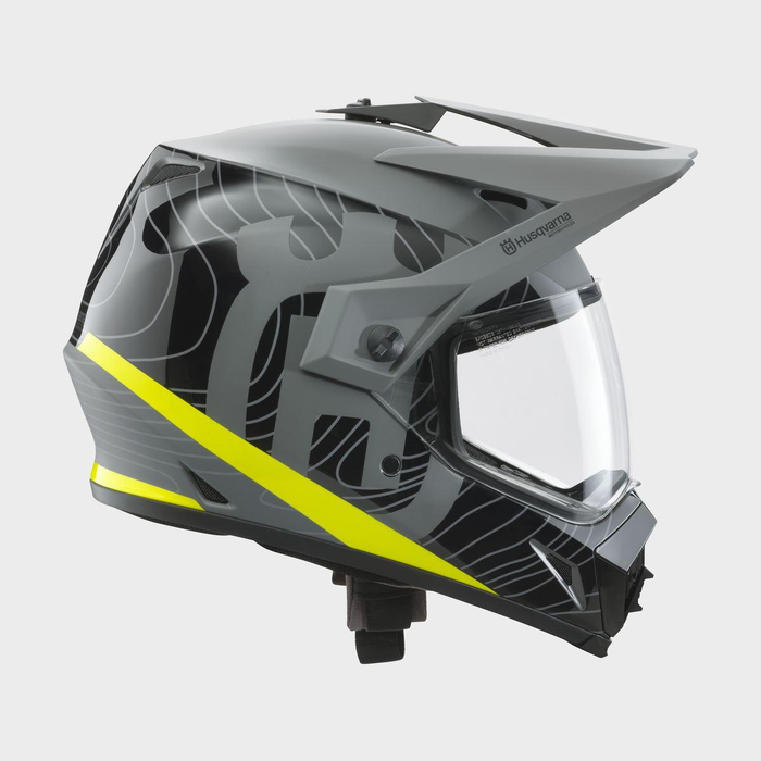 HUSQVARNA ķivere MX9 Adventure black/grey/yellow