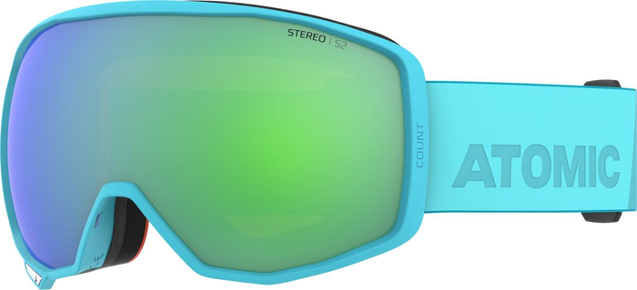 ATOMIC brilles Count Stereo scuba blue w/green ST C2