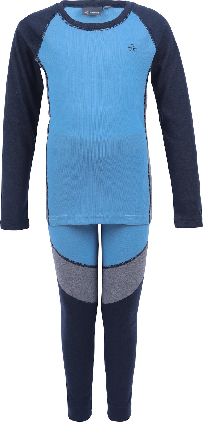 COLOR KIDS termokompl Base Layer dark blue/blue