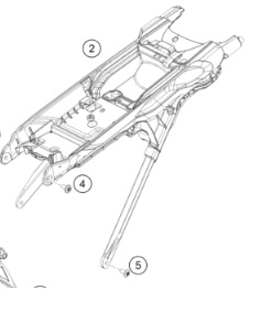 HUSQVARNA pusrāmis MX '23-'25/Enduro '24-'25