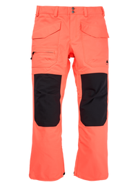 BURTON pants Southside Slim orange/true black