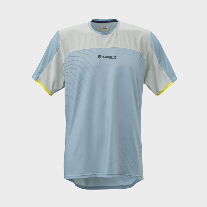HUSQVARNA Accelerate Functional Tee light blue