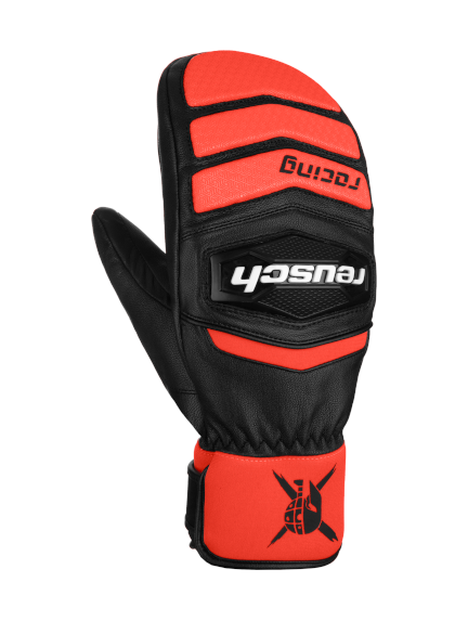 REUSCH cimdi WC Warrior Team Mitt black/fluo red