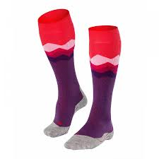 FALKE zeķes SK2 Women Crest violet/pink