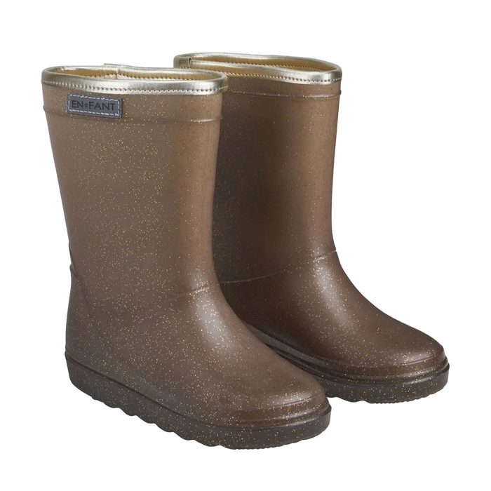 EN FANT zābaki Thermo Boots glitter brown