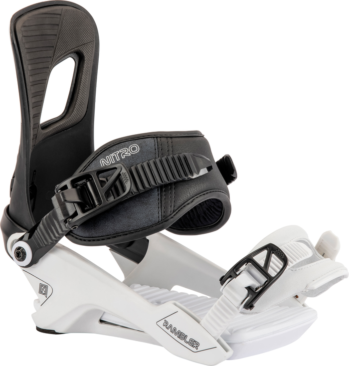 NITRO stiprinājumi Rambler Raw white/black