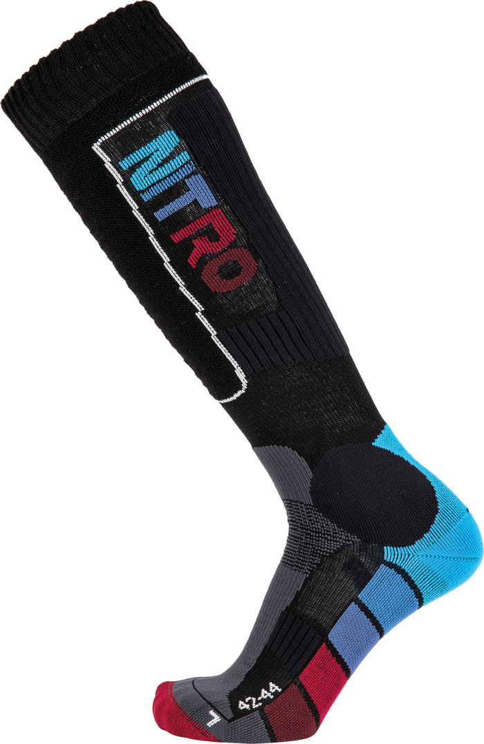 NITRO zeķes Cloud 8 black/blue/red