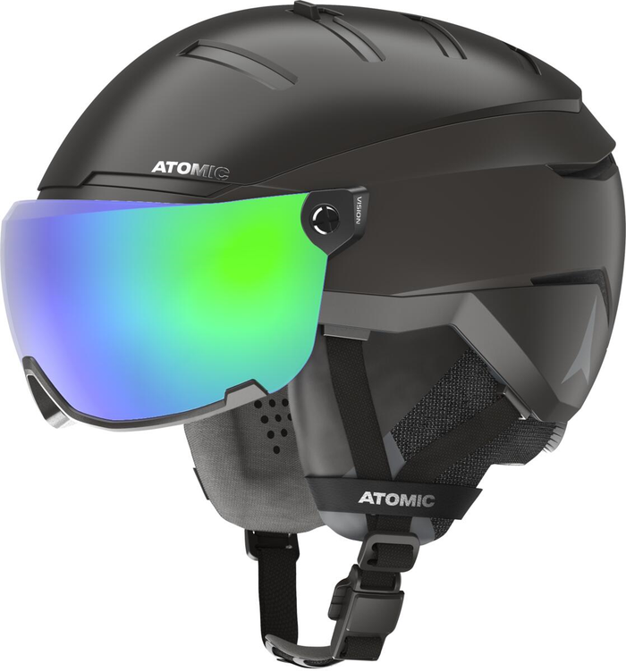 ATOMIC ķivere Savor GT Amid Visor HD Plus black w/green HD C2-3