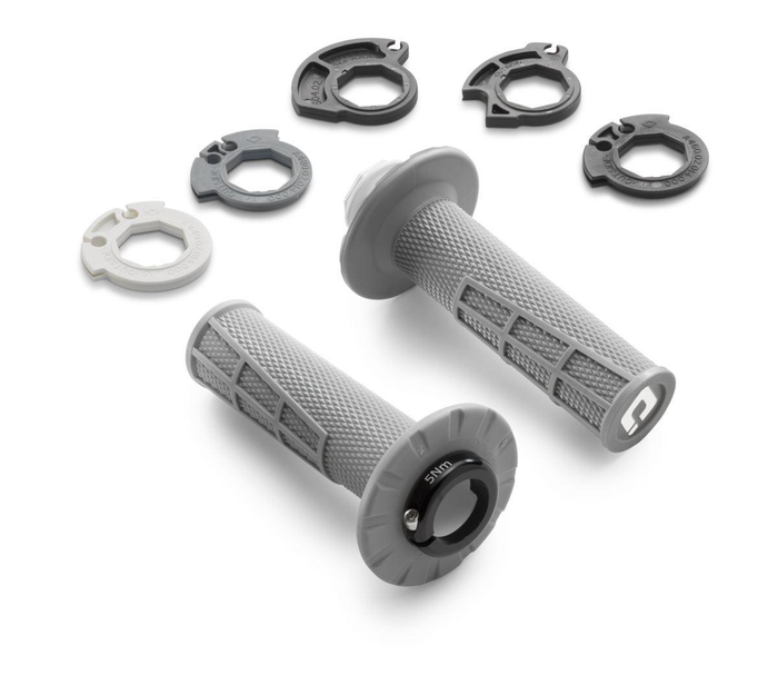 HUSQVARNA rokturu kompl Lock-On grip set grey