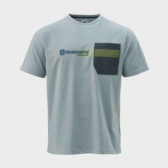 HUSQVARNA Origin Pocket Tee grey