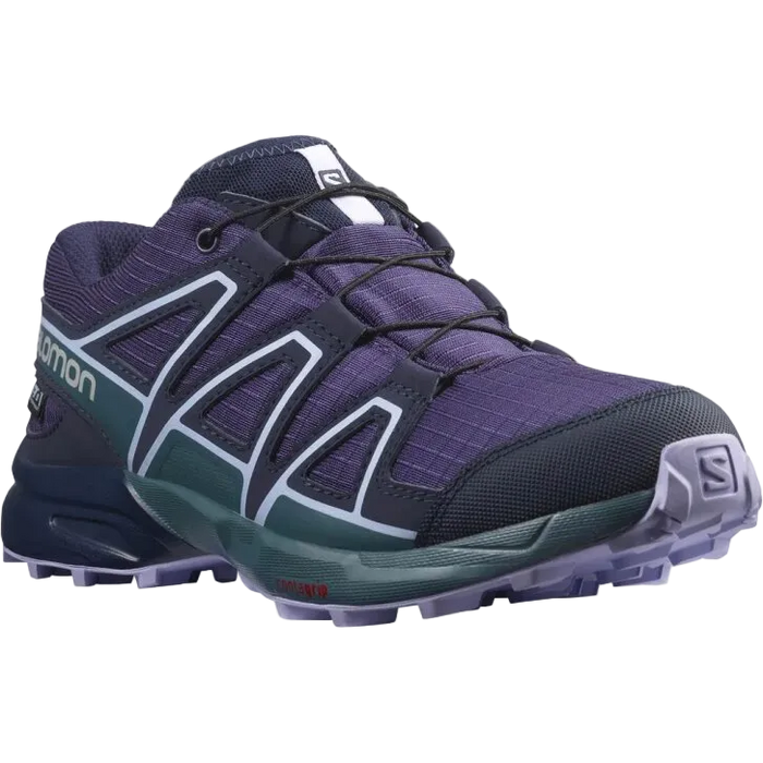 SALOMON shoes Speedcross CSWP J grape/mallard blue/lavander