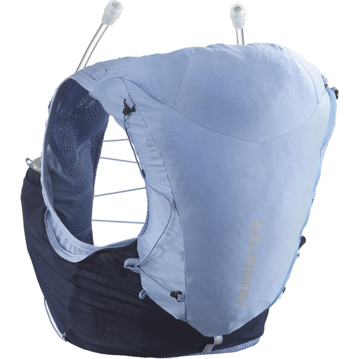 SALOMON veste ar hidrantiem Adv Skin 12 W Set light blue/black