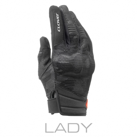 CLOVER cimdi Storm Lady black/camo grey
