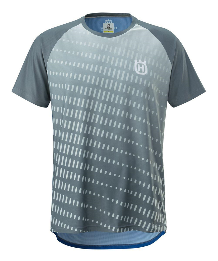 HUSQVARNA velo krekls SS Discover Jersey grey/blue