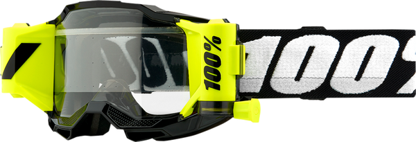 100% brilles ar roll off Accuri 2 Youth black/yellow w/clear