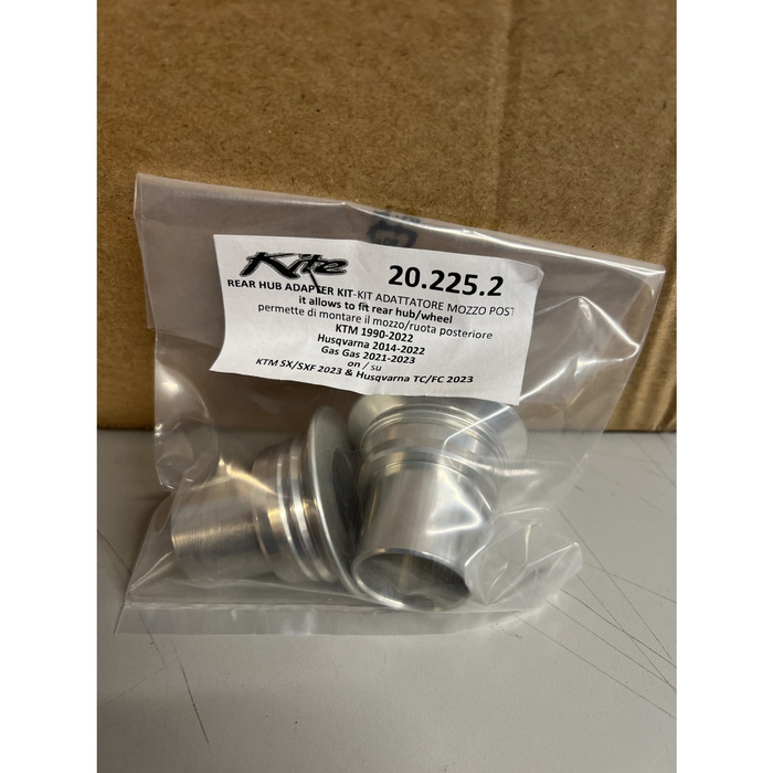 KITE kit rear wheel spacers D Axle 22/D Seals 32 TC/FC '23 silver