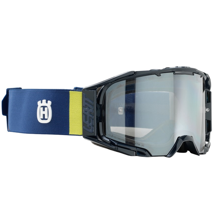HUSQVARNA brilles MX Velocity 6.5 black/blue/yellow w/clear