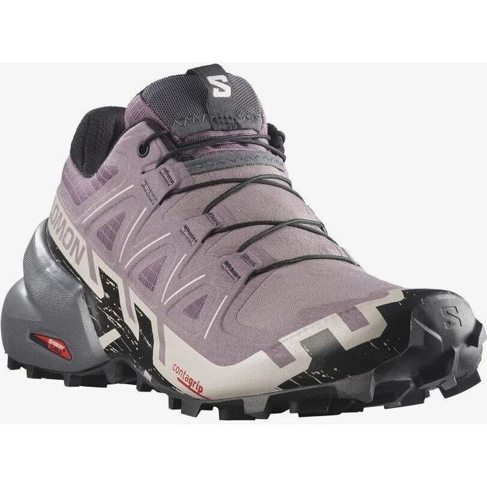 SALOMON shoes Speedcross 6 W moonscape/black/ashes of rose