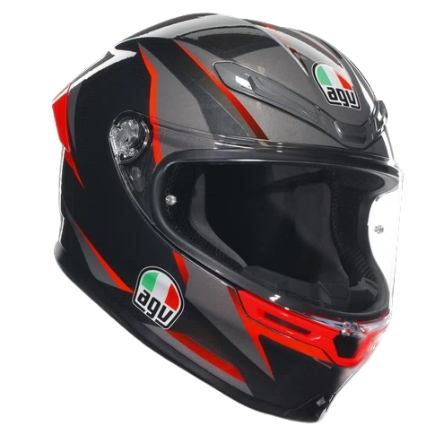 AGV helmet K6 S Slashcut black/grey/red