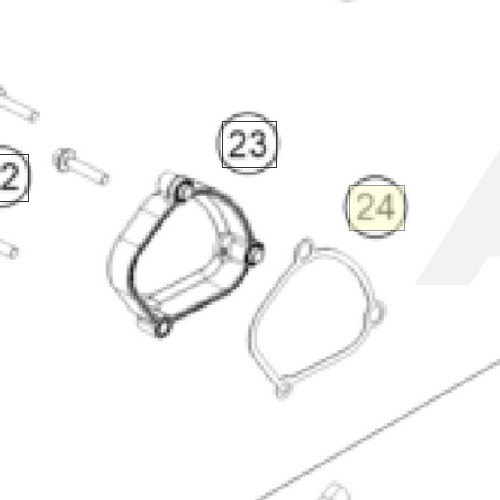 HUSQVARNA gasket 2T Control cover LH 250/300 '23-'24
