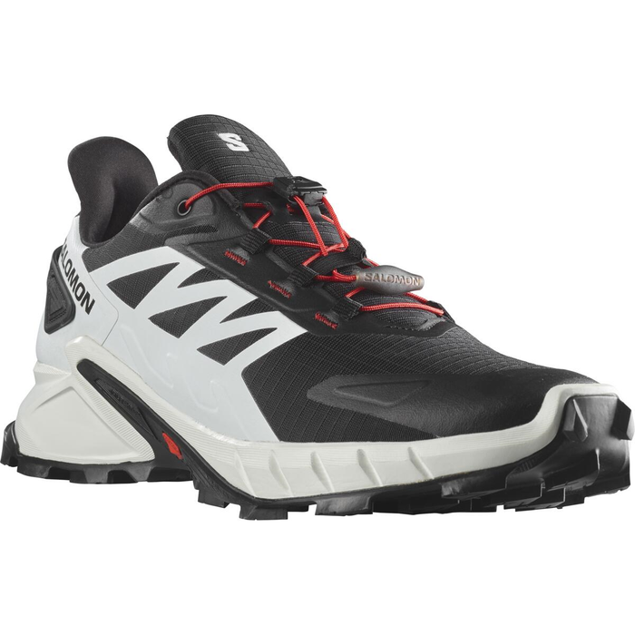 SALOMON shoes Supercross 4 black/white/fiery red