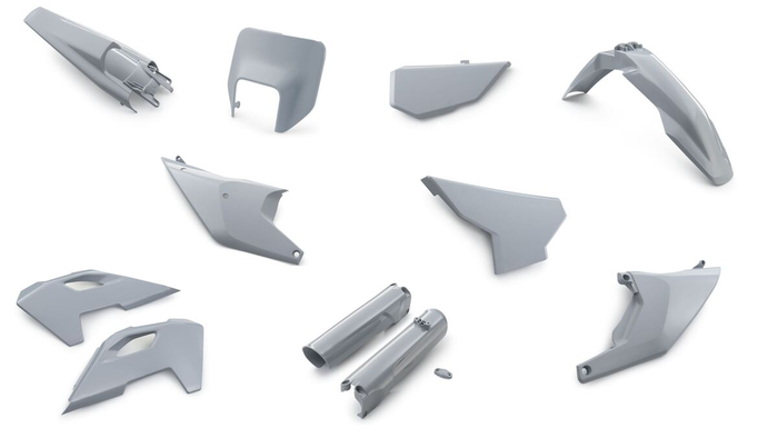HUSQVARNA plastics set Enduro 150-501 '24 grey