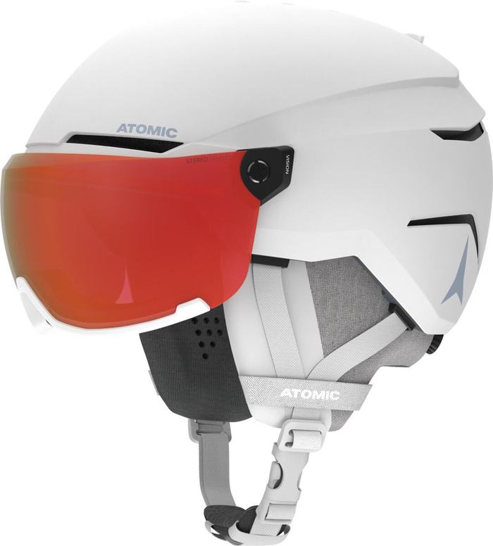 ATOMIC ķivere Savor Visor Photo white w/red ID HD PH C1-3