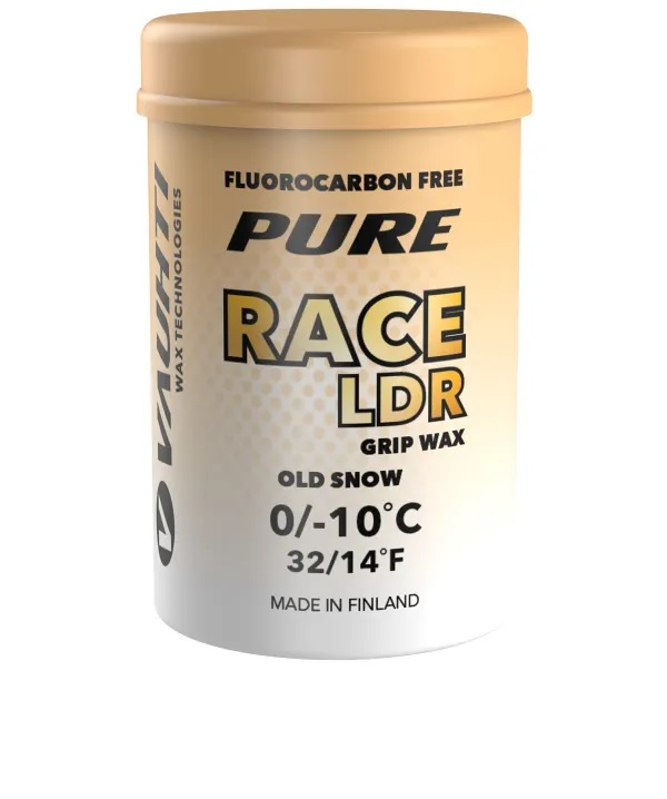 VAUHTI vasks atspēriena pēdai Pure Grip Race Old Snow Yellow 0/-10 45g