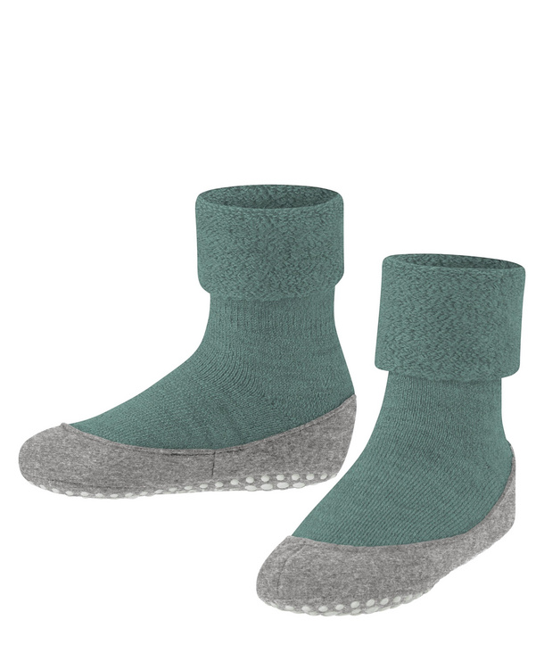 FALKE zeķes Cosyshoe Teens Kids House green/grey