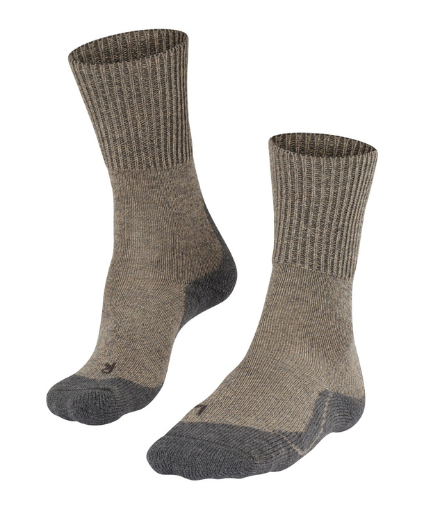 FALKE zeķes TK1 Wool light grey