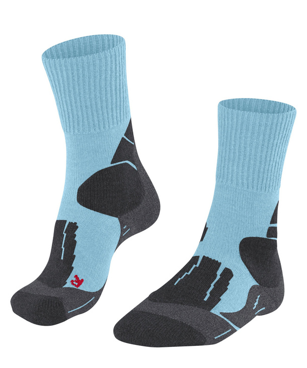 FALKE zeķes TK1 light blue/grey