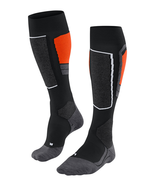 falke-zekes-sk4-women-black-orange