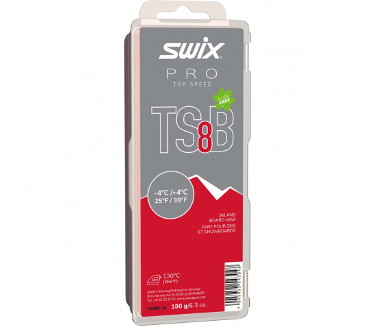 SWIX vasks TS8B Red +4/-4 180g