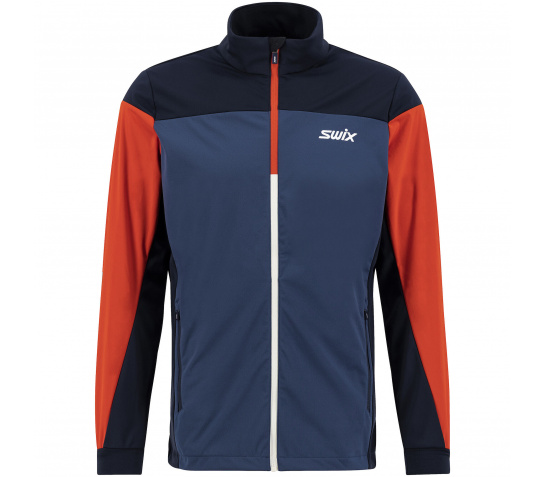 SWIX distanču slēpošanas jaka Cross JKT blue/red