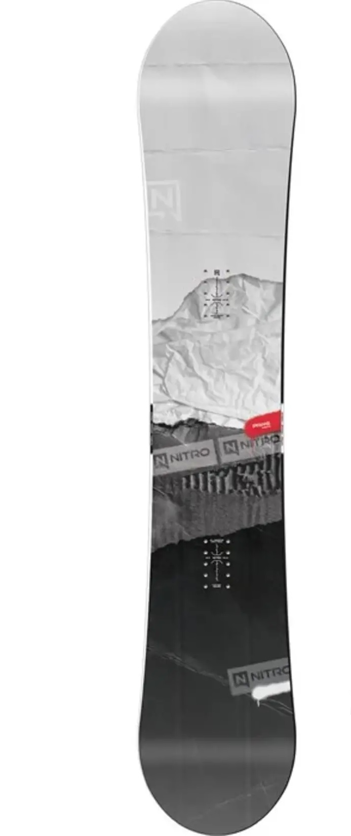 NITRO dēlis Prime Raw Wide Rental
