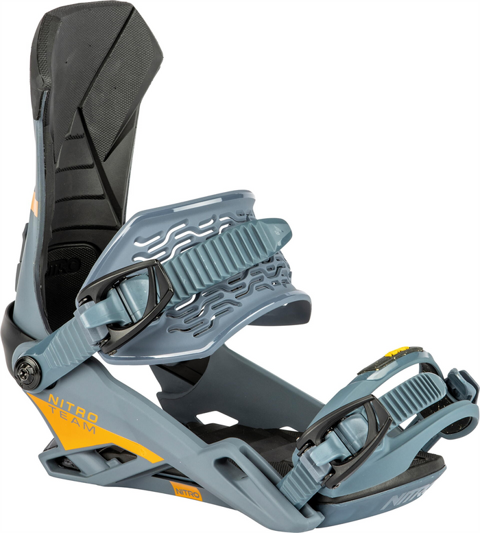NITRO stiprinājumi Team gun metal/orange