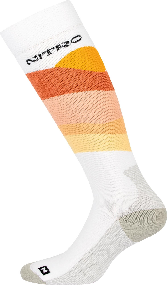 NITRO zeķes W Cloud 3 white/brown 5tones