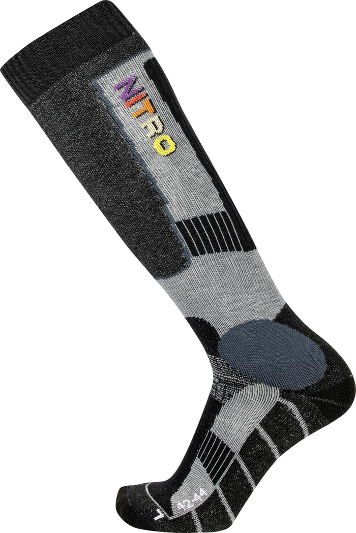NITRO zeķes Cloud 8 black/grey