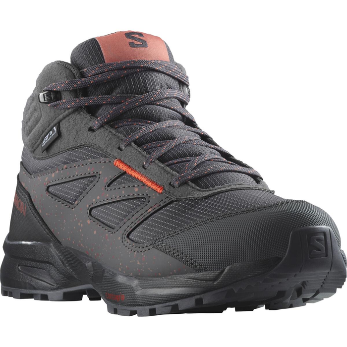 SALOMON shoes Outway Mid CSWP J magnet/phantom/coral