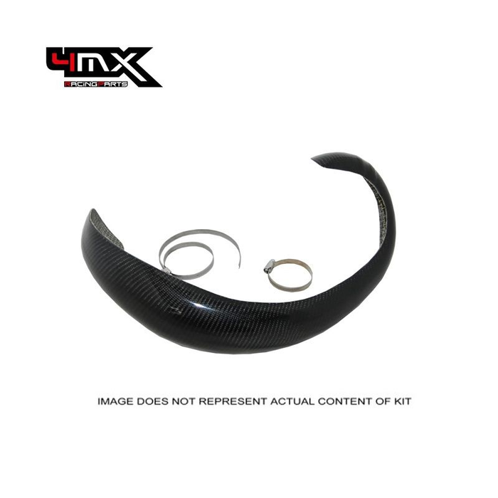4MX exhaust guard Carbon Husqvarna 2T 250/300 '24